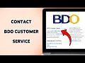 How To Contact BDO Customer Service Get Help From BDO Help Center 2026