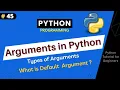 What is Default Argument in Python What is Argument Argument Types Python Tutorial Part