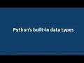Python for Engineers Module 2 Part 1 Basic data types