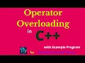 Operator Overloading in C Unary Binary operator overloading