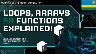 Arrays Functions Loops in Bash Linux Scripting Explained in Kinyarwanda