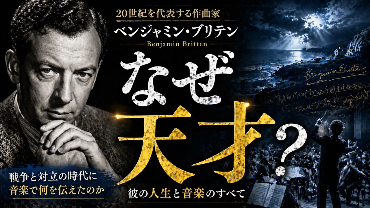 【簡単要約】ベンジャミン・ブリテンの人生