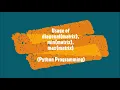 70-Usage of diagonal matrix min matrix max matrix in Python