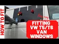 FITTING WINDOWS CAMPERVAN INSTALLATION on VW T5 / T6 CAMPERVAN CONVERSION