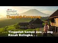 Lagu Tinggalah Kampuang – Karaoke Lirik | Lagu Minang Populer (Nada Asli)