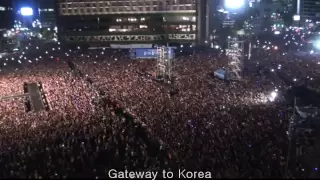psys gangnam style at the seoul city hall concert korea
