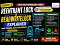 ReentrantLock ReadWriteLock Explained Advanced Java Multithreading Java Multithreading Ep 11