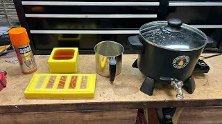 Pouring Wax Into Molds
