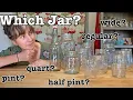 Choosing The Right Canning Jar to Use