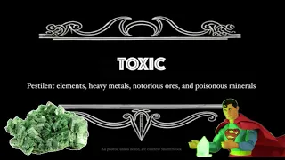 Toxic - Pestilent elements, heavy metals, notorious ores, and poisonous minerals #mineral #history