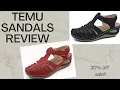 Best Women s Sandals on Temu Honest Review of Summer Arch Support Sandals