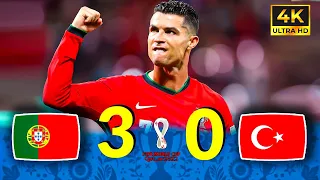 Ronaldo Stuns The World Portugal Turkey 3 0 Epic Commentary 4K Highlights 
