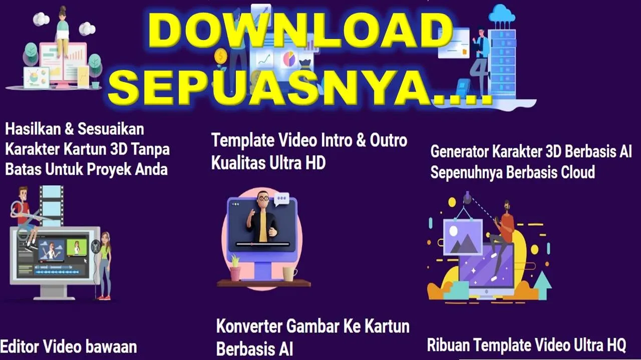 ToonZer Agency "Bikin 3D hanya dengan AI-Based 3D Cartoon Character Generator & Video Maker Platform"