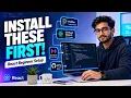 Install These VS Code Extensions FIRST React Beginner Setup 2026 Must Have Tools