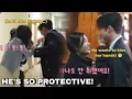 Lagu Jang Ki Yong Being Protective to Ahn Eun Jin | Dynamite Kiss Ep6-7 Behind Scenes 
