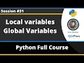 Local and Global Variables in Python Python Tutorial - Part 31