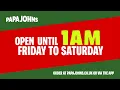 Craving a slice after hours We open late
