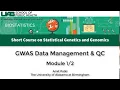 GWAS Data Management QC - module 1