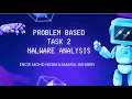 PROBLEM BASED TASK 2 MALWARE ANALYSIS Presentation