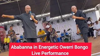 ababanna in energetic owerri bongo live performance