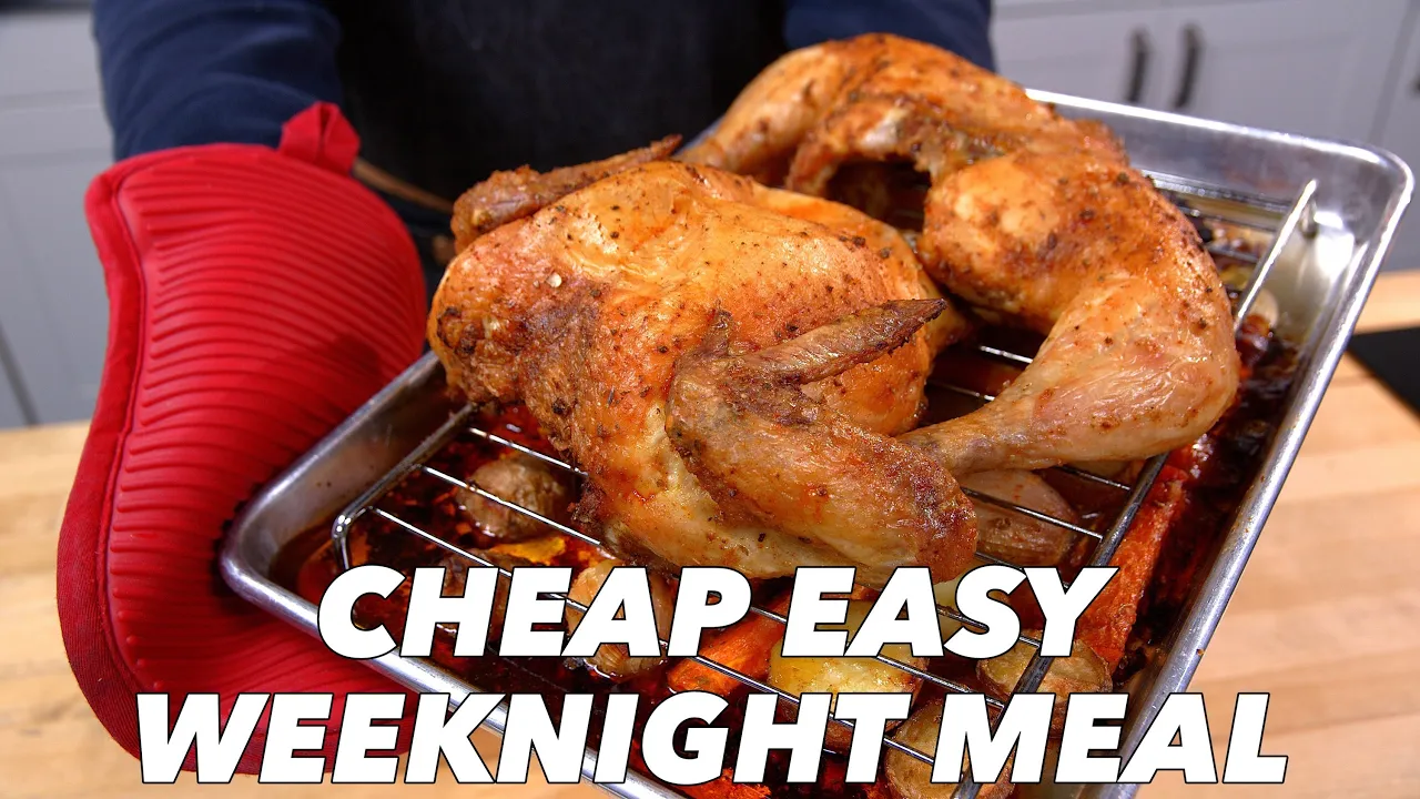 Cajun Spice Roasted Chicken & Veggies: Easy Weeknight Dinner Recipe!