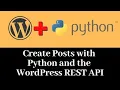 Integration to WordPress with Python