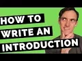 How to write an Introduction for an Essay The 5 Step I N T R O Method