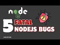 5 Node js Mistakes That Scream Junior Developer