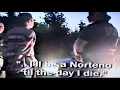 Imagenes de archivo de un miembro de los Nortenos interceptado por la policia en Modesto California