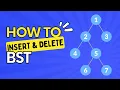 Constructing BST with insertion and Deletion Bangla tutorial