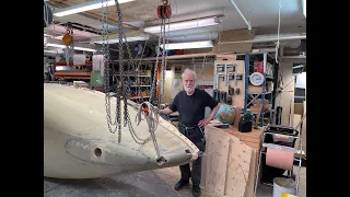 13 June 2023  First layer Divinycell done, port side.