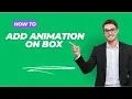 How to Create a Moving Box Animation with CSS Step-by-Step Tutorial
