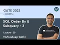 DBMS L - 20 SQL Subquery Part 3 Vishvadeep Gothi Unacademy Computer Science