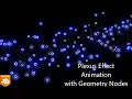 Plexus Effect with Geometry Nodes Blender Tutorial
