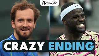 Daniil Medvedev vs Frances Tiafoe DRAMATIC Ending In Full 👀 | Indian Wells 2023