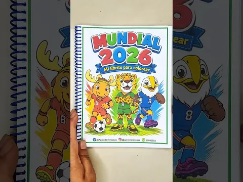libro para colorear del Mundial #Mundial2026 #colorear si te ♥️ dale 👍🏽 y subs para ➕