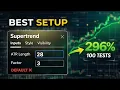 Best Supertrend settings for crypto trading 100 bitcoin tests