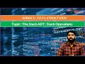 LEC 03 Data Structures The Stack ADT Stack Operations By Dr K Varada Rajkumar
