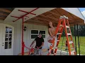 PORCH CEILING Using FIBER CEMENT SIDING Building Our Own Home Ep 96