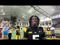 Iowa Football 2026 Media Day RB Nathan McNeil