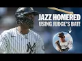 Jazz Chisholm Jr USES Aaron Judge s bat to hit 3-run homer for Yankees MLB Highlights
