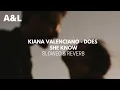 kiana valenciano - does she know (slowed + reverb)