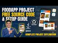 Food Delivery App Project in Java FREE Source Code