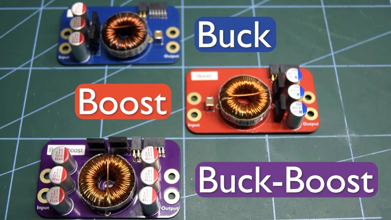 How to Design Buck, Boost & Buck-Boost DC-DC Converters