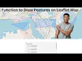 Create Leaflet Map to Draw Edit and Delete Features