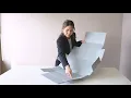 Assembly Instructions E-flute Flip Top Document Case