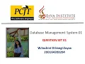 DBMS QUESTION SET - 01 Database Management System 01 Java Institute