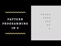 C programming pattern part 2 Pattern star program in C