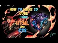 How to Create a 3D Cube Animation with HTML CSS