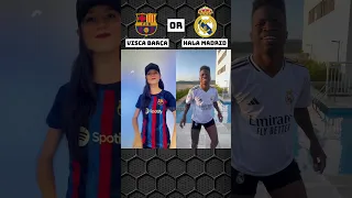 VISCA BARÇA Or HALA MADRID Prt 56 Shorts Dance Music Halamadrid Viscabarça Laliga 